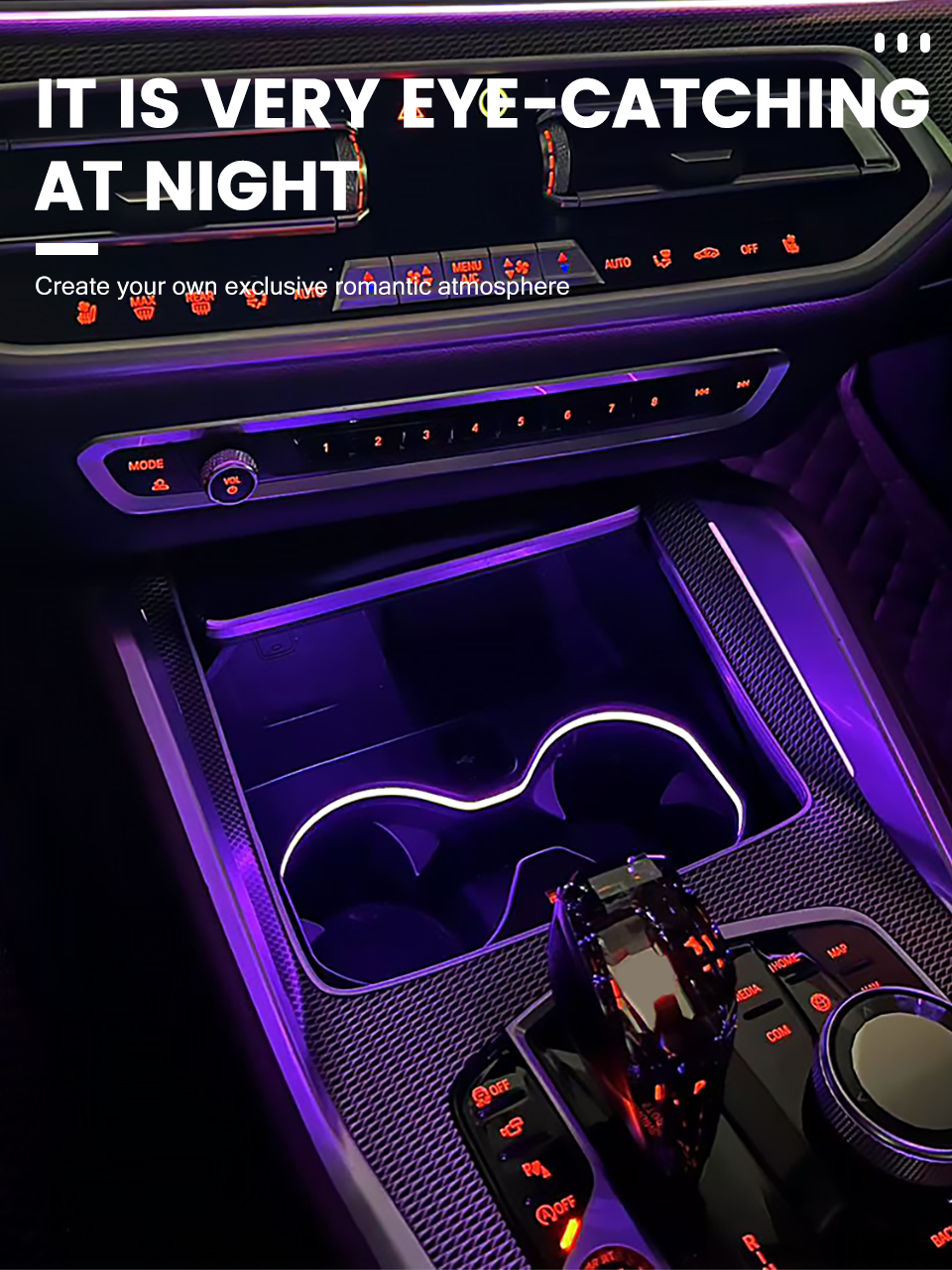 LED Cup Holder Light