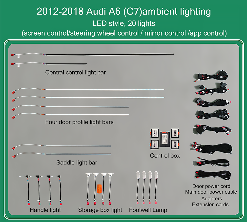 Ambient light A6 A7 C7(2012-2018)