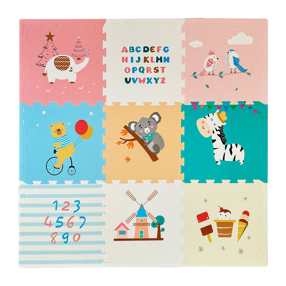 ONEMAX XPE Puzzle Mat Baby Crawling Mat with Thickness for  Cartoon-Patterned Waterproof Play Mat for Bedroom
