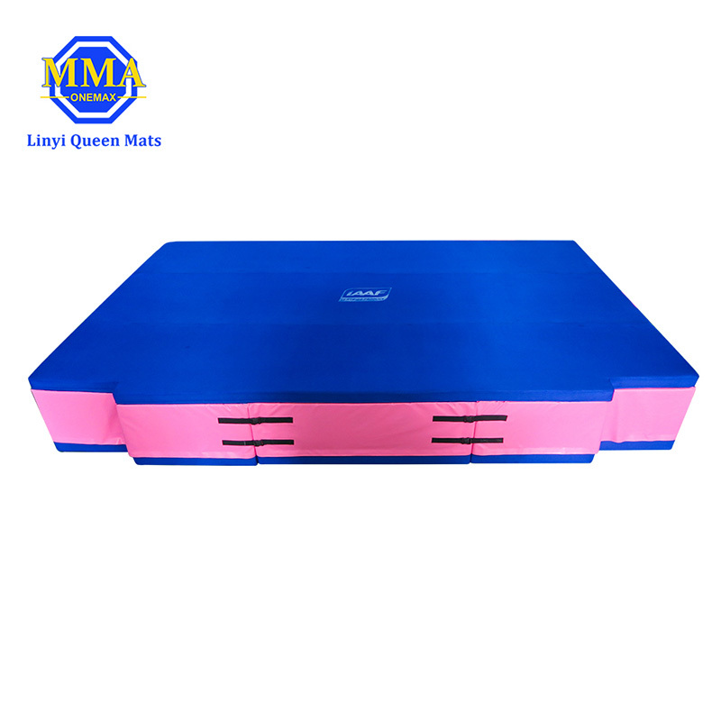 Professional High Jump Mat PVC Leather Waterproof High Elasticity For Competition