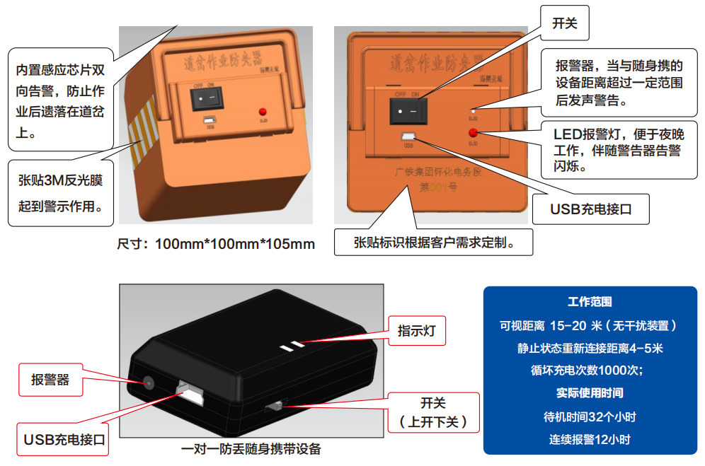 高強度加強尼龍道岔作業防夾器