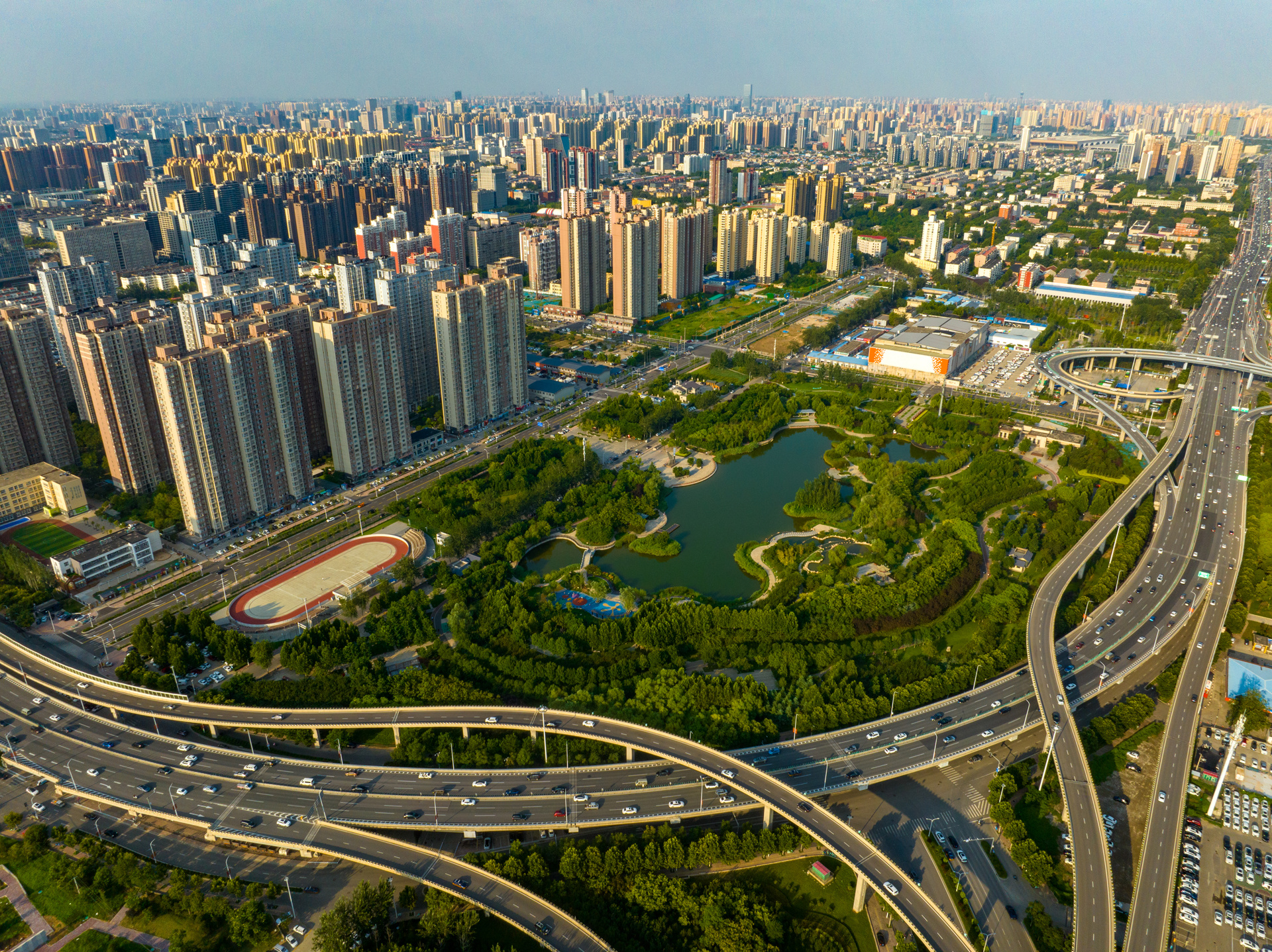 石家莊西環(huán)公園景觀設計