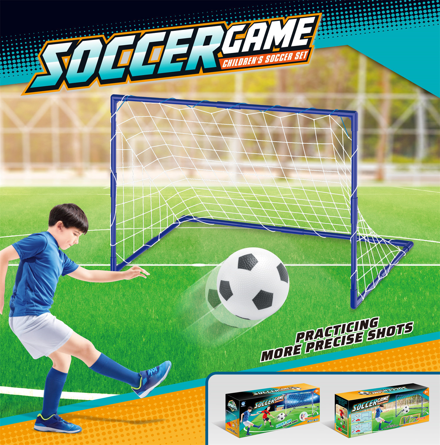 7888-29A But de soccer à but unique (filet blanc)