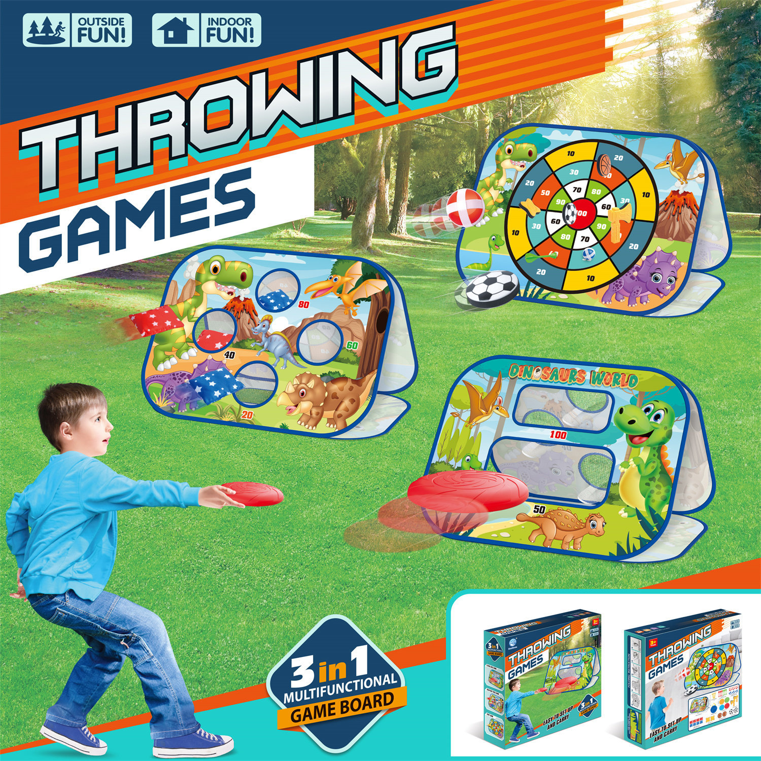 2888-21 Dinosaur Large Target