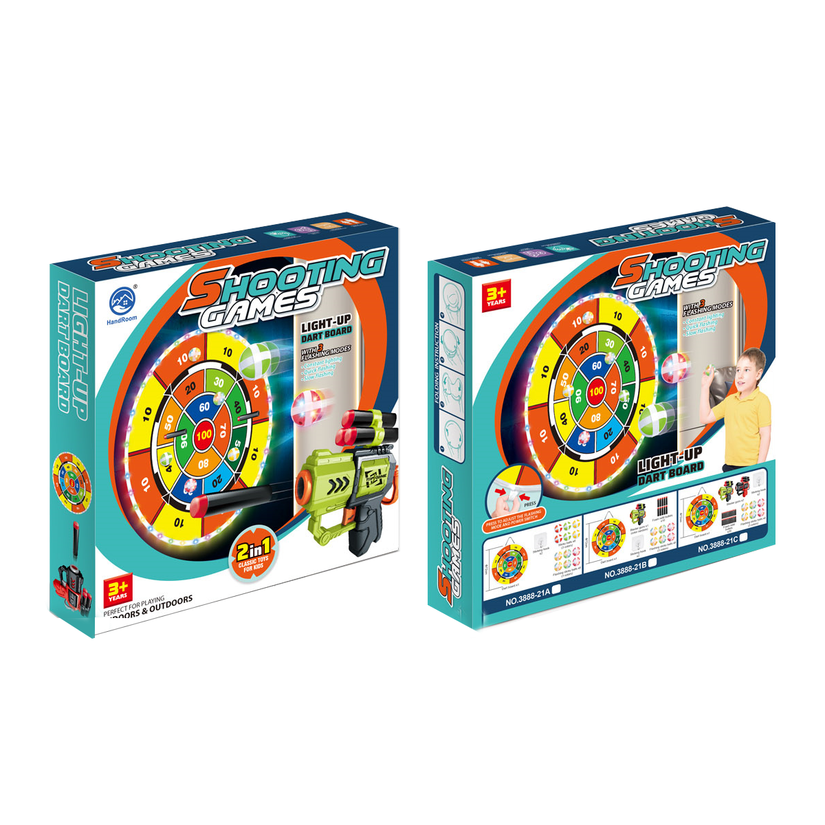 3888-21C Cible ronde numérique d'éclairage