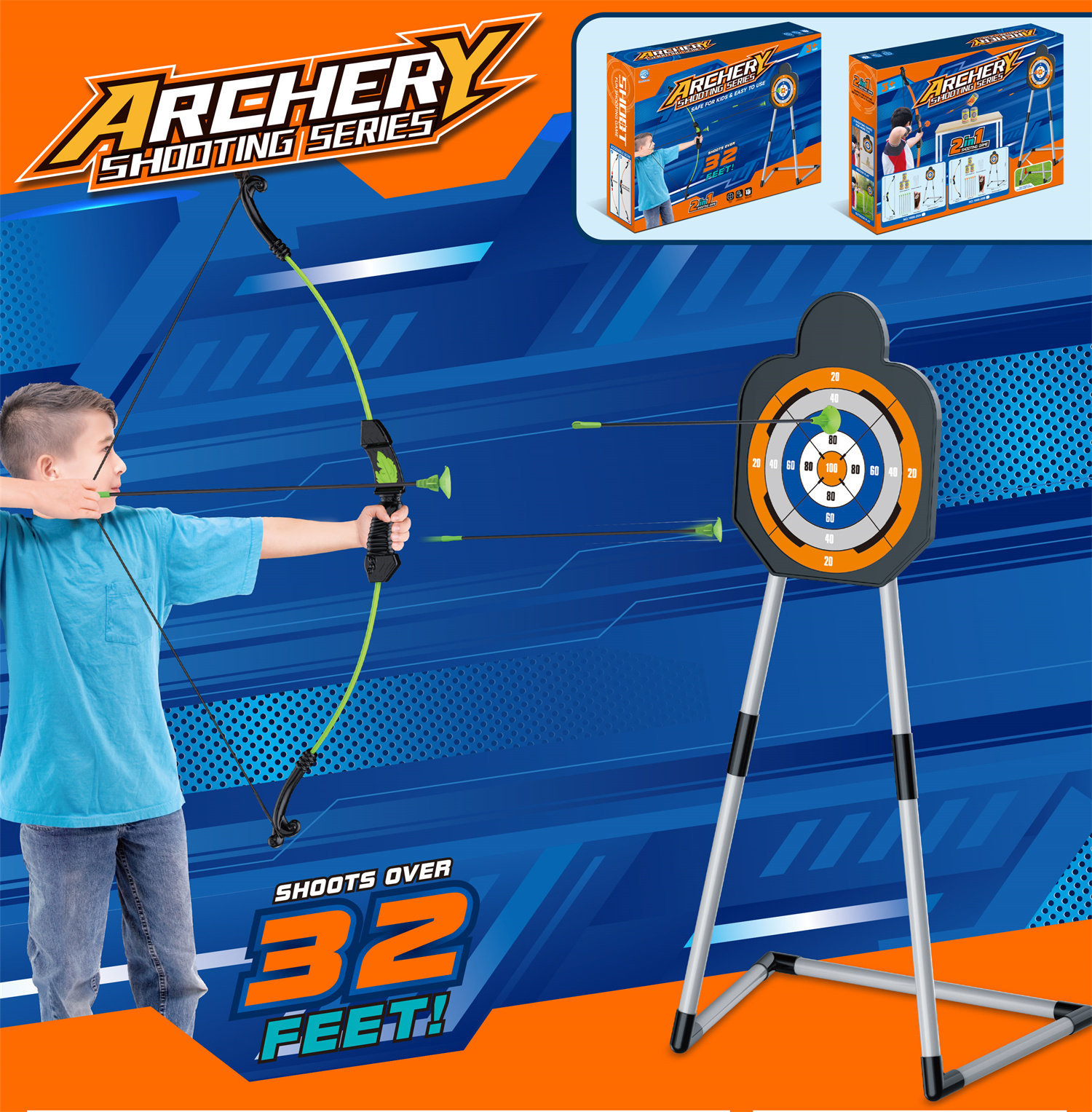 1666-20A Bow And Crossbow Target Set