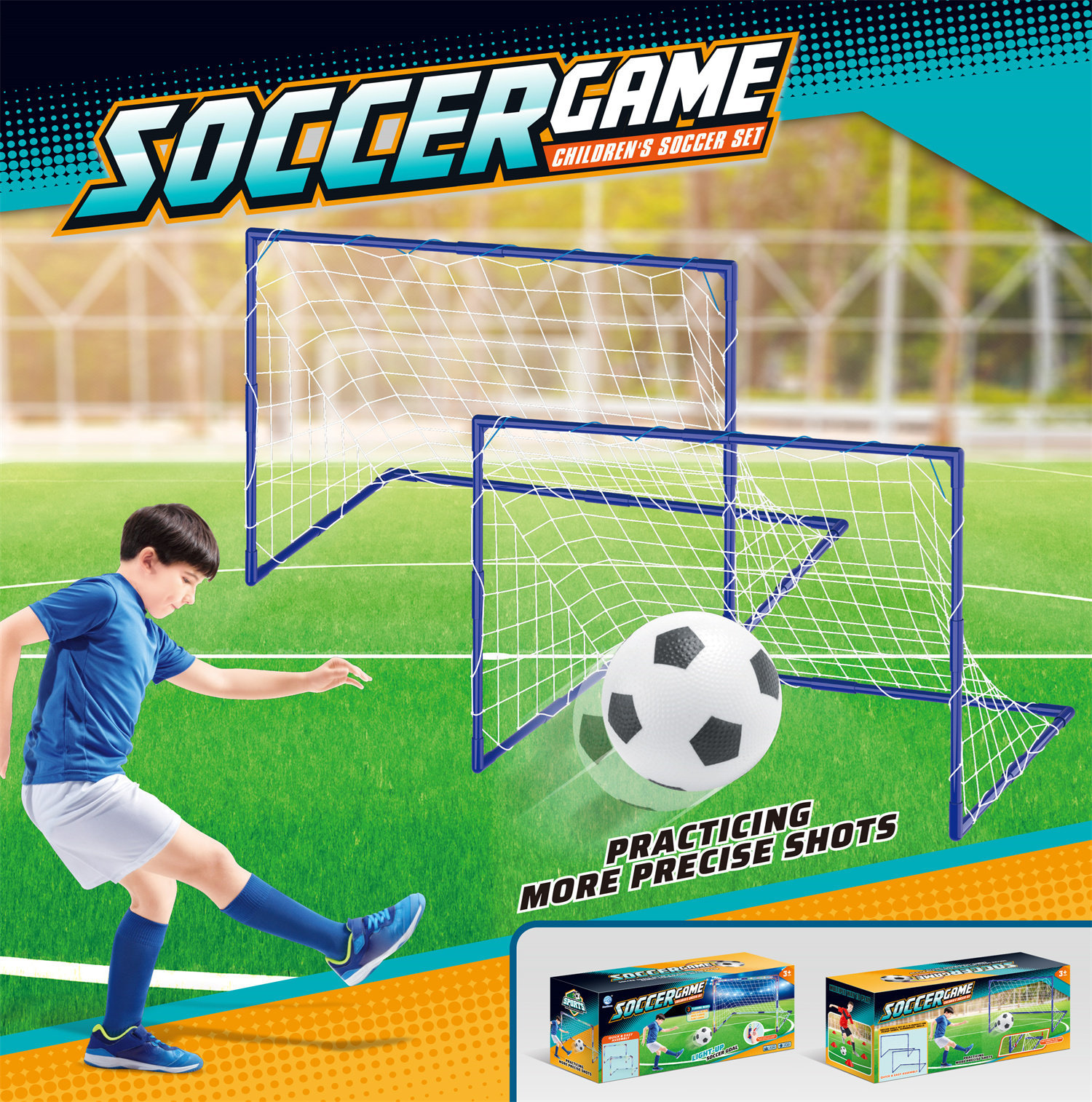 7888-30A But de soccer de but (Blanc Net)