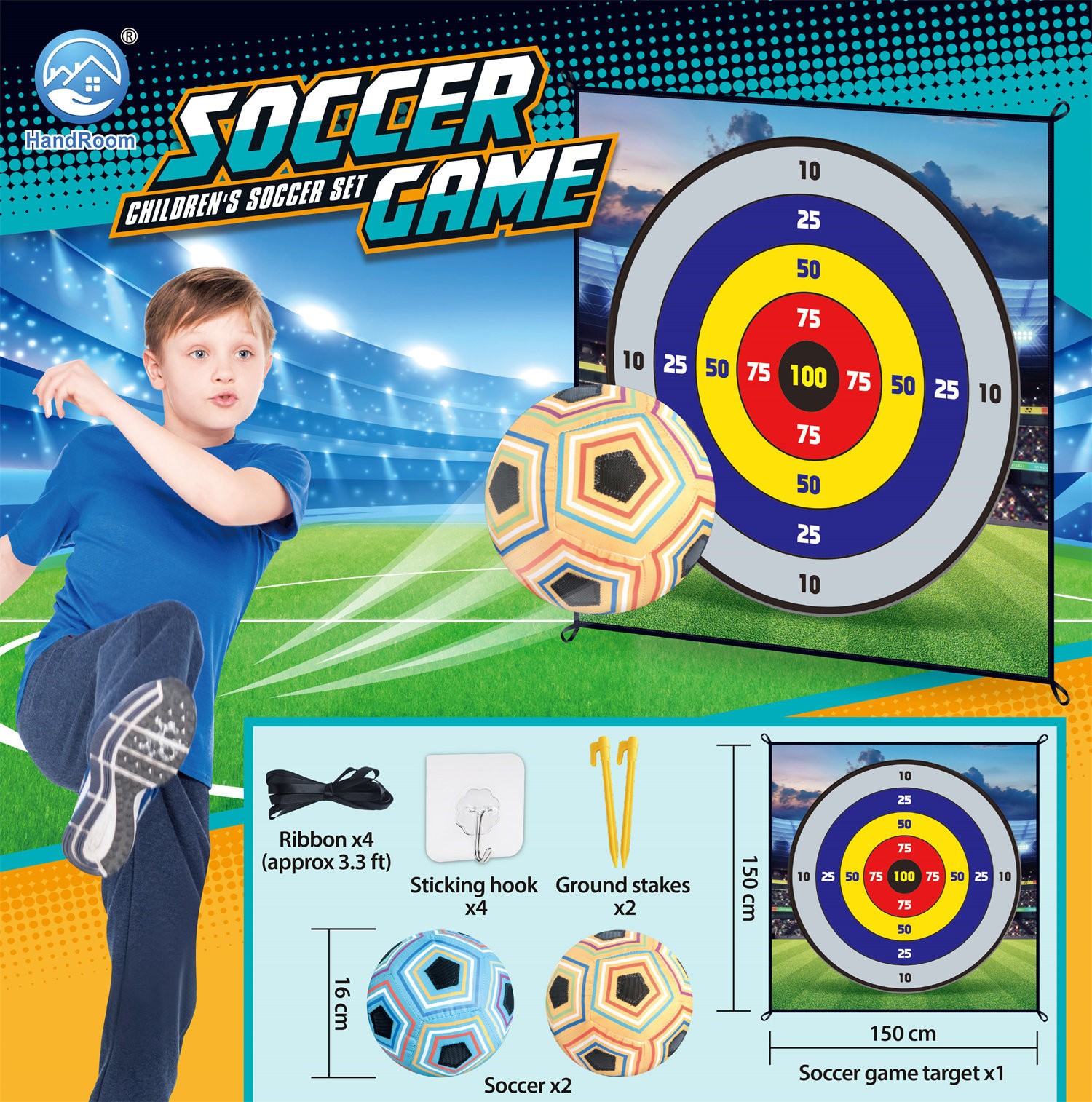 7888-16 TISSU FOOTBALL 150CM