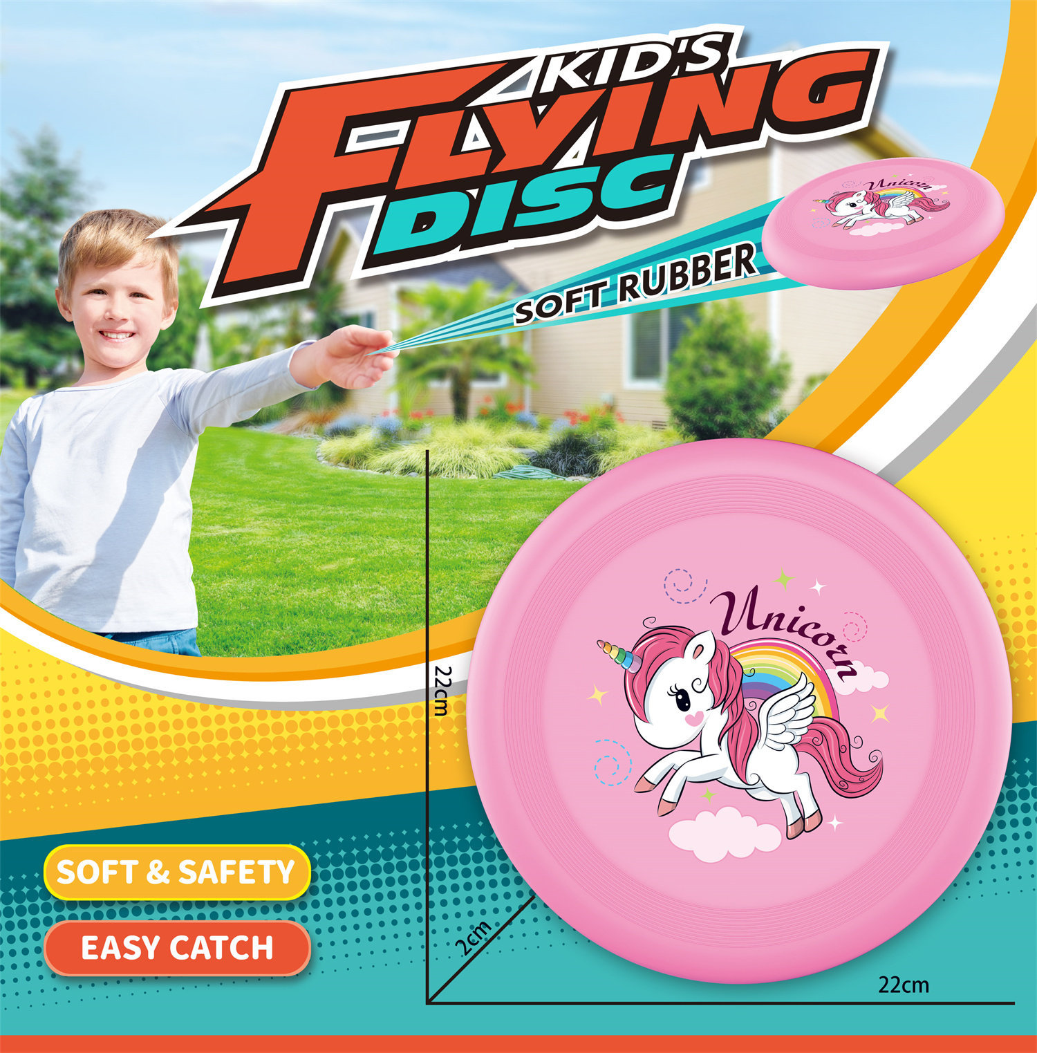 9888-22B TRP22CM Frisbee (red)