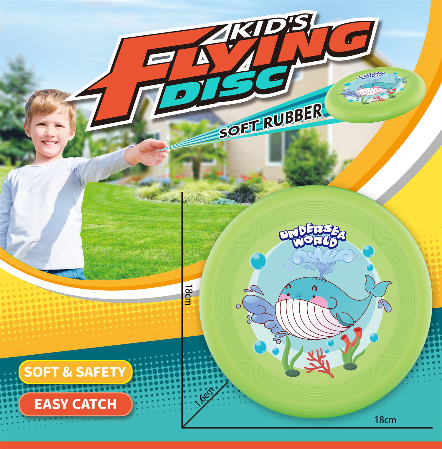 9888-18A TPR18CM Frisbee (vert)