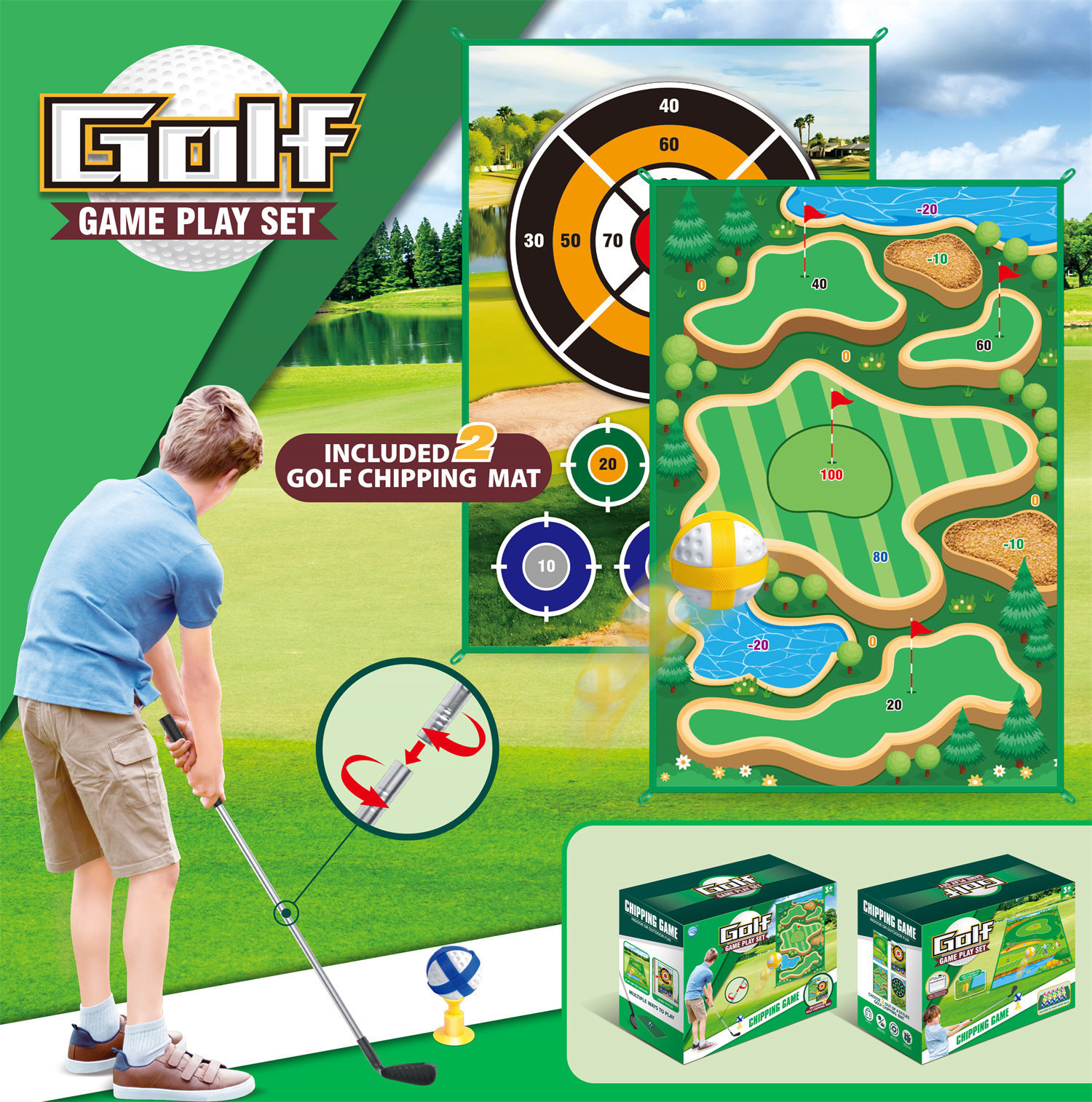 7888-34 Tapis de golf