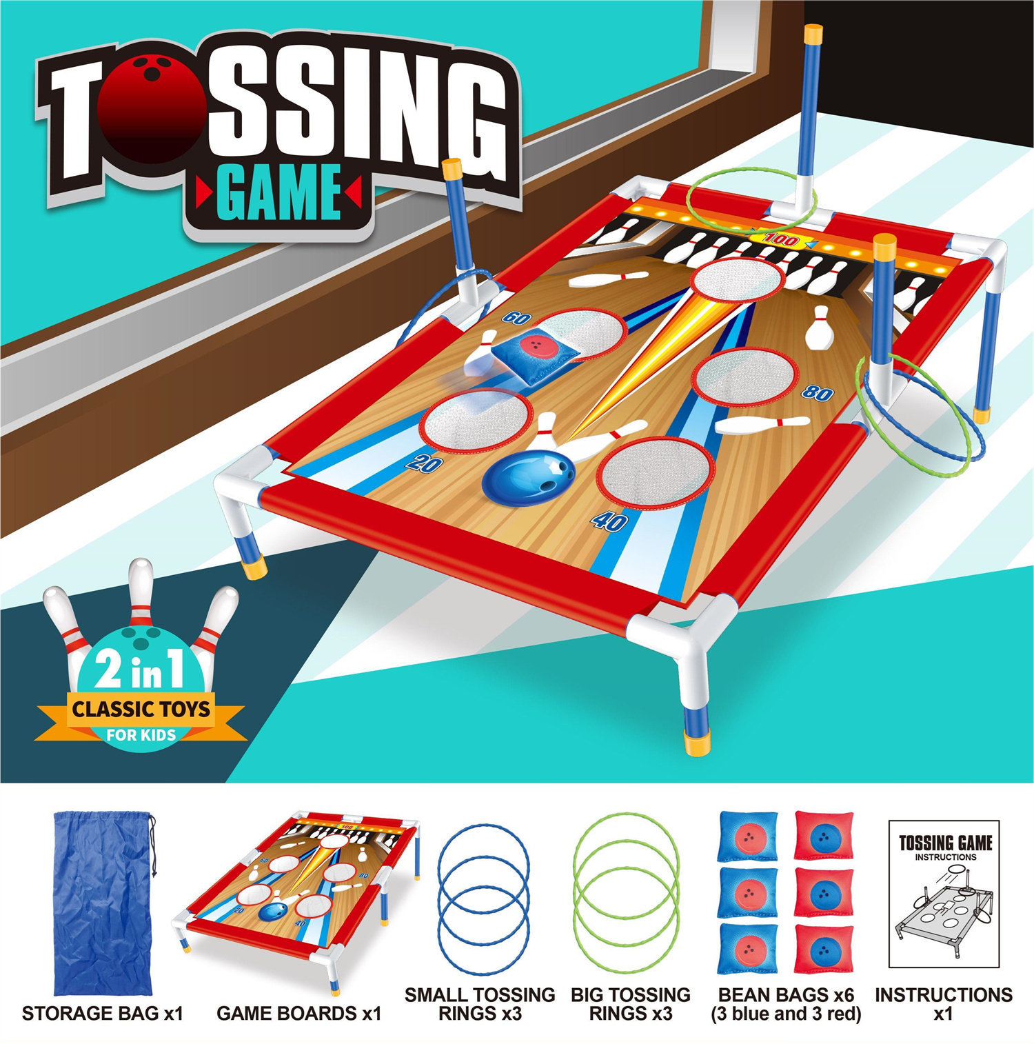 7888-1 Stand de jeu de quilles 1