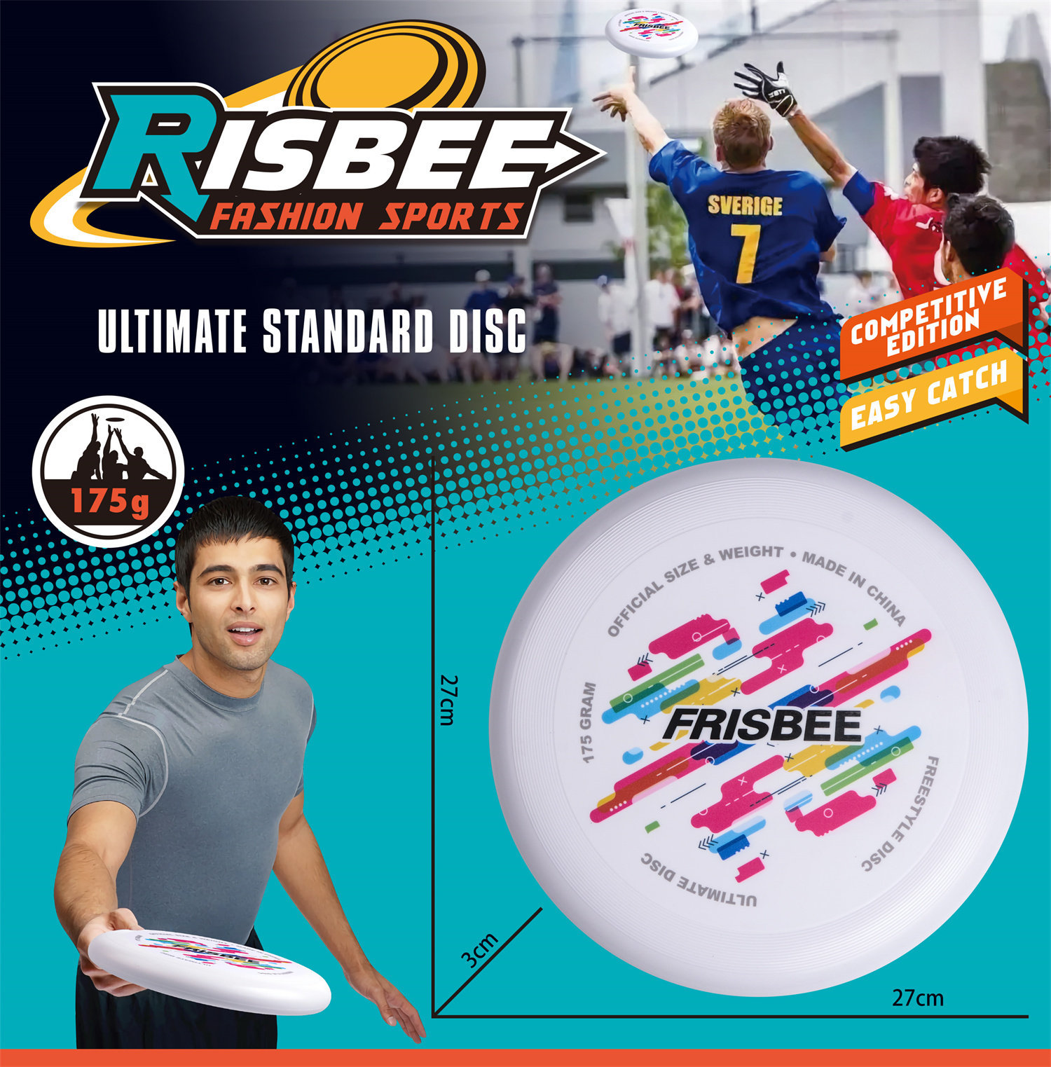 9888-4 PE Big Frisbee