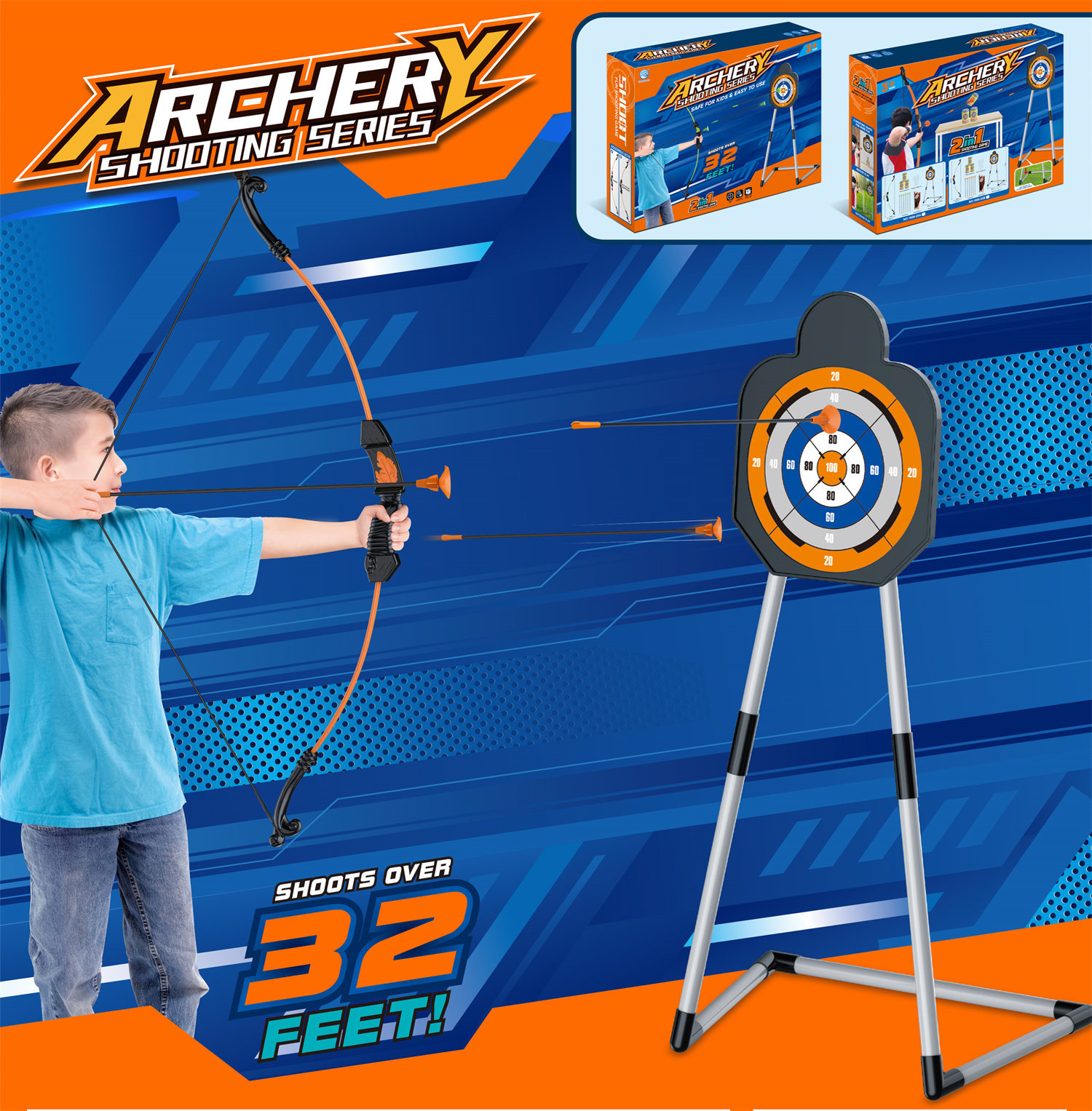 1666-20B Bow And Crossbow Target Set