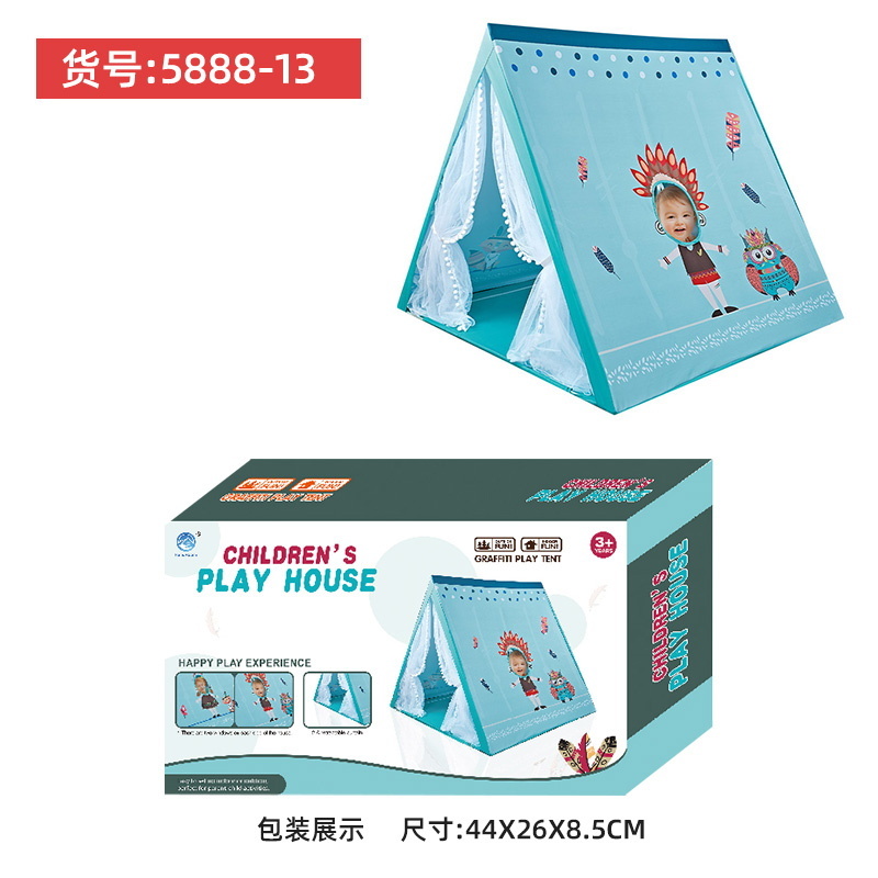 5888-13 Green Indian Triangle Tent