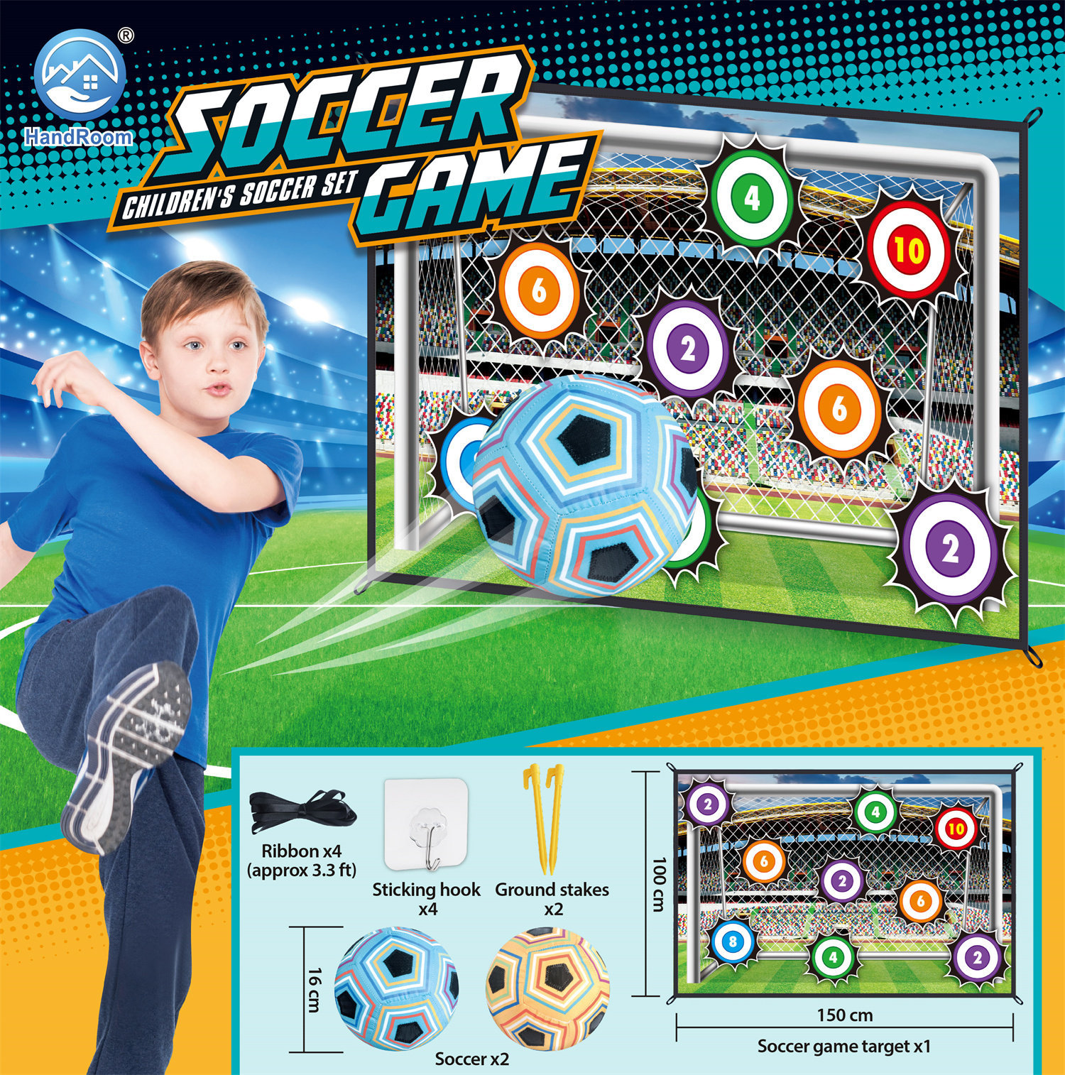7888-14 TISSU FOOTBALL 100CM