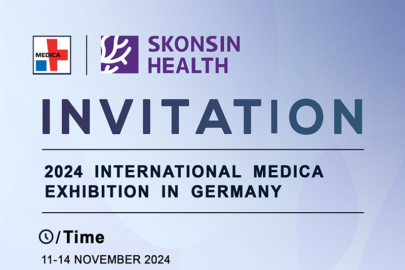 We are at the MEDICA 2024 exhibition in Düsseldorf, Germany.