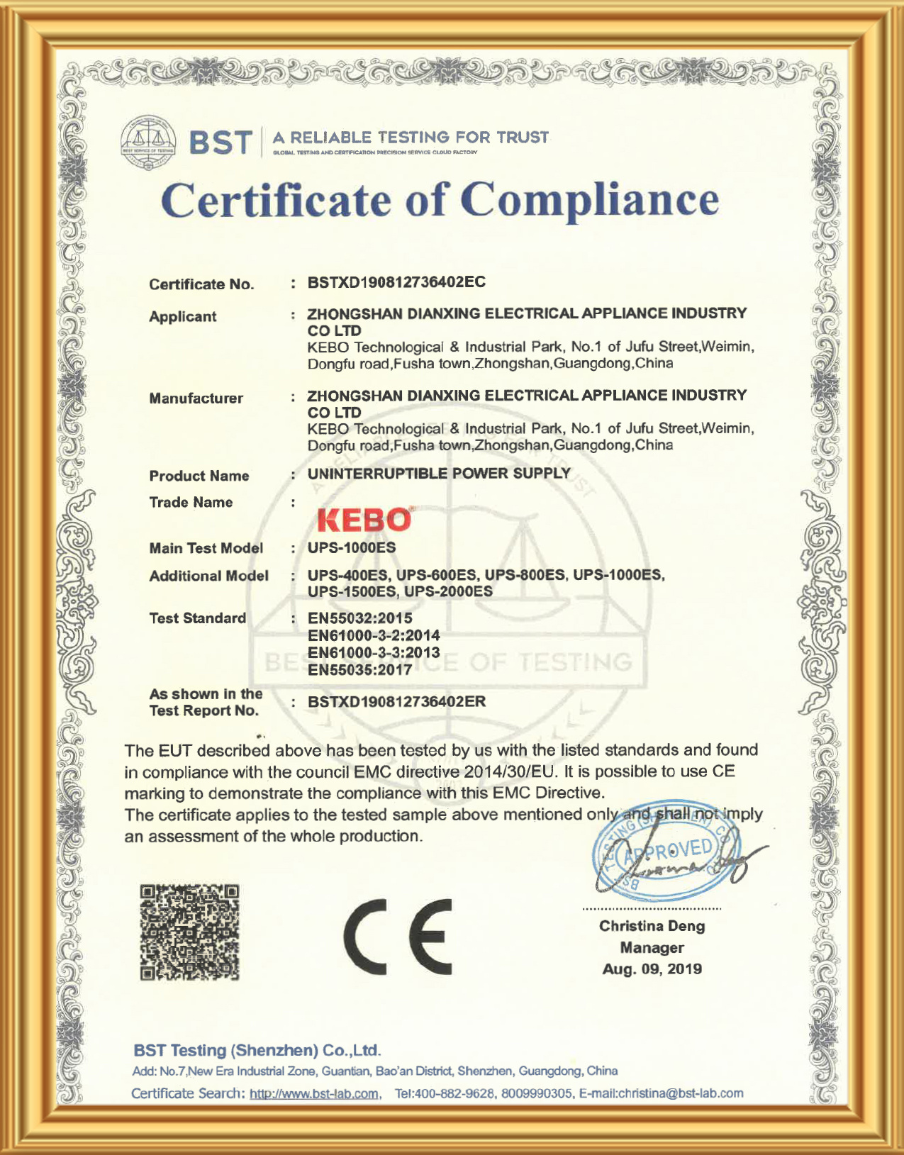 Certificado