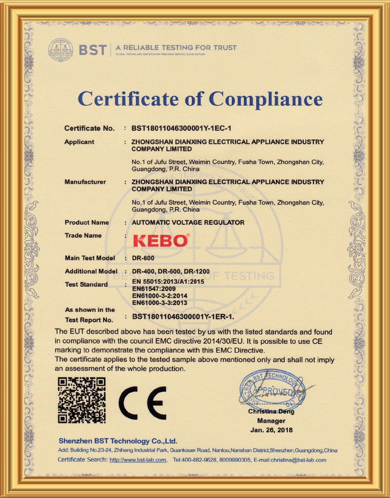 Certificado