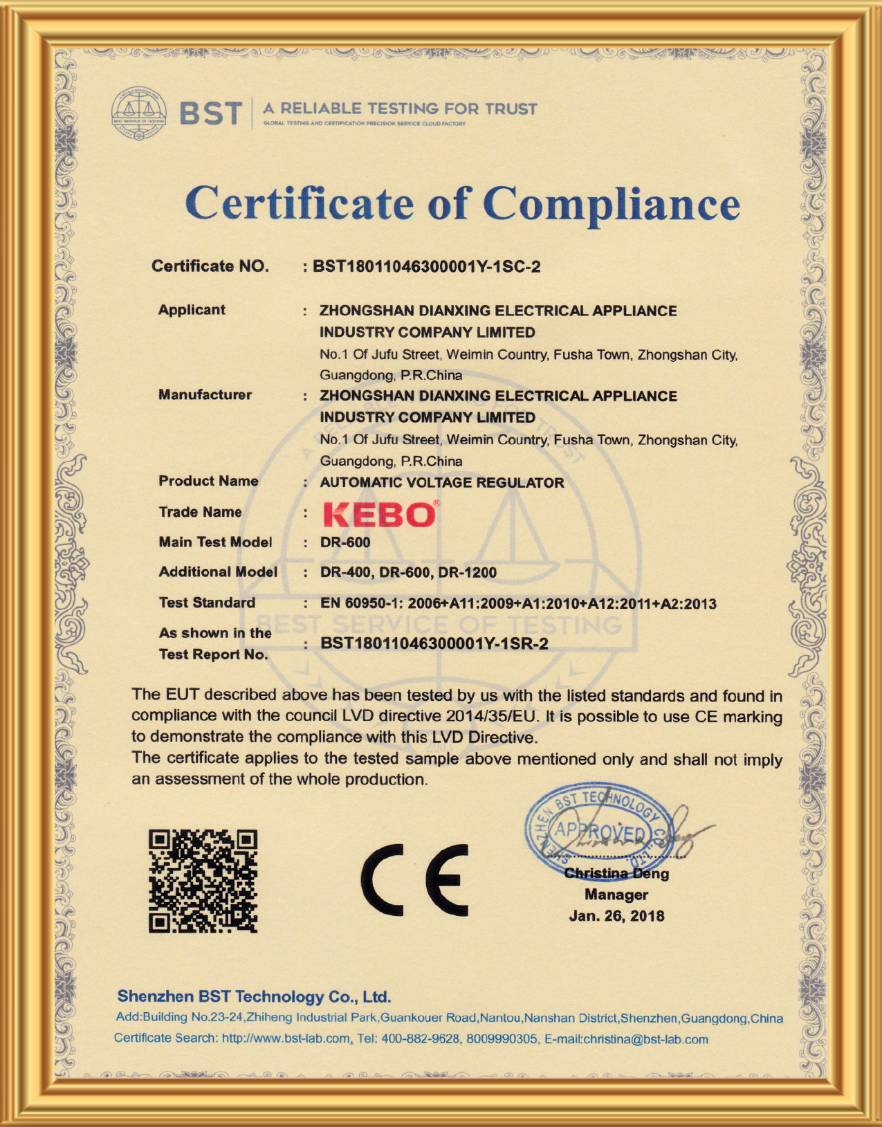 Certificado