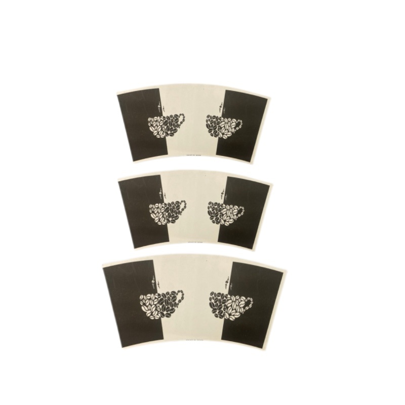 Factory Custom 100% Biodegradable Highest Quality Single Wall Disposable Hot Selling PE Coated Fan