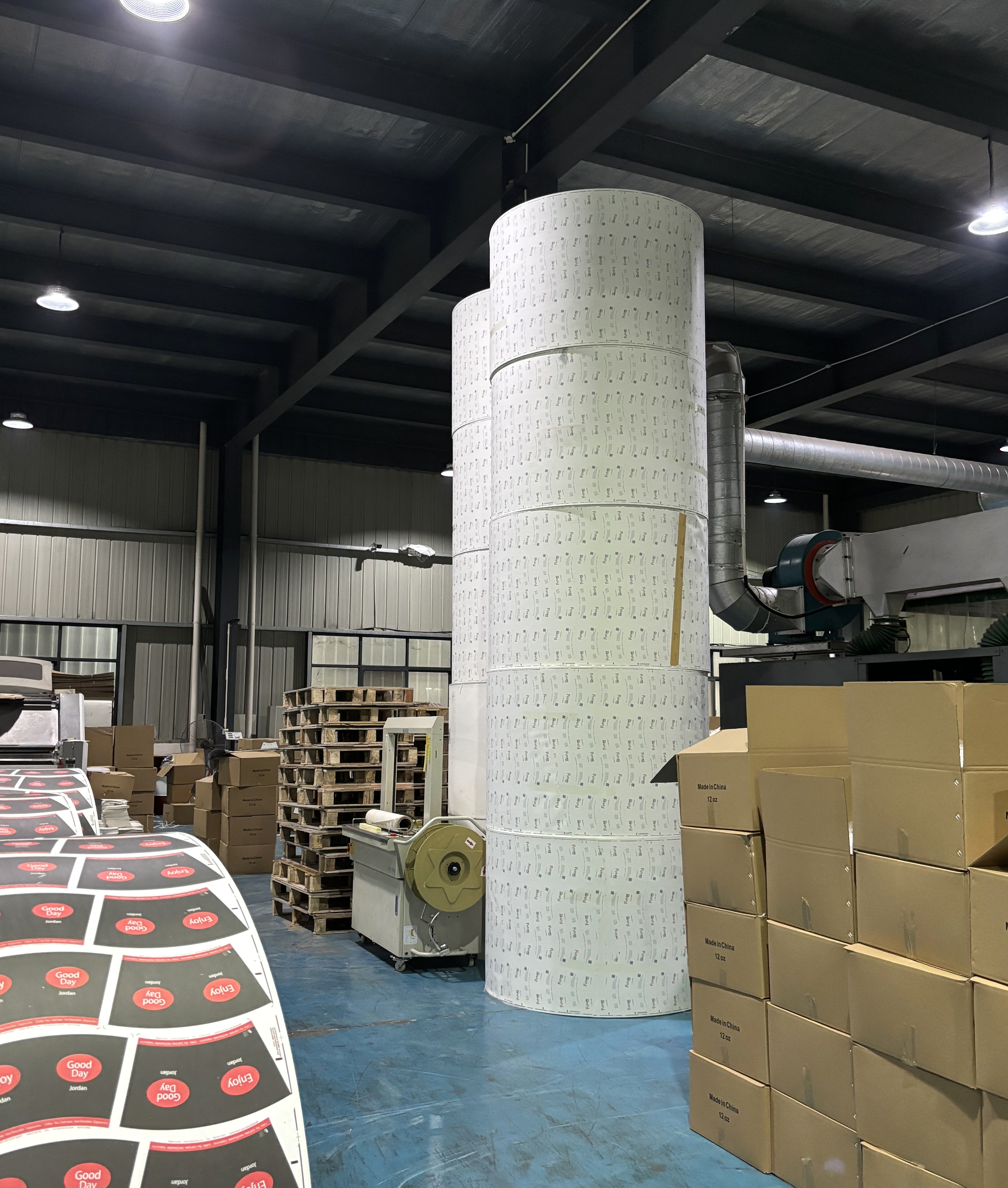 Custom Printed Disposable PE Coated Paper Cup Roll Raw Material for Eco-Friendly Cups