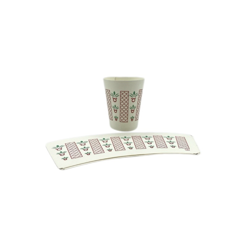 Custom Logo Single Wall Disposable Paper Cup for Coffee Personalized Fan
