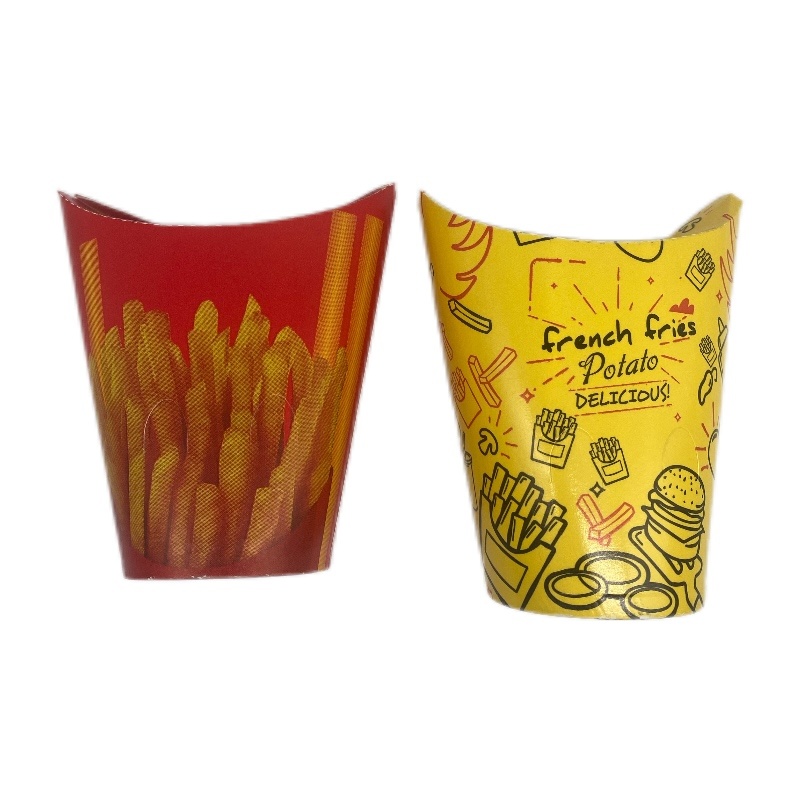Popular Waterproof and Grease-Proof Soup Bucket Takeout Food Packaging Paper Bucket with Paper Lid Disposable Food Container