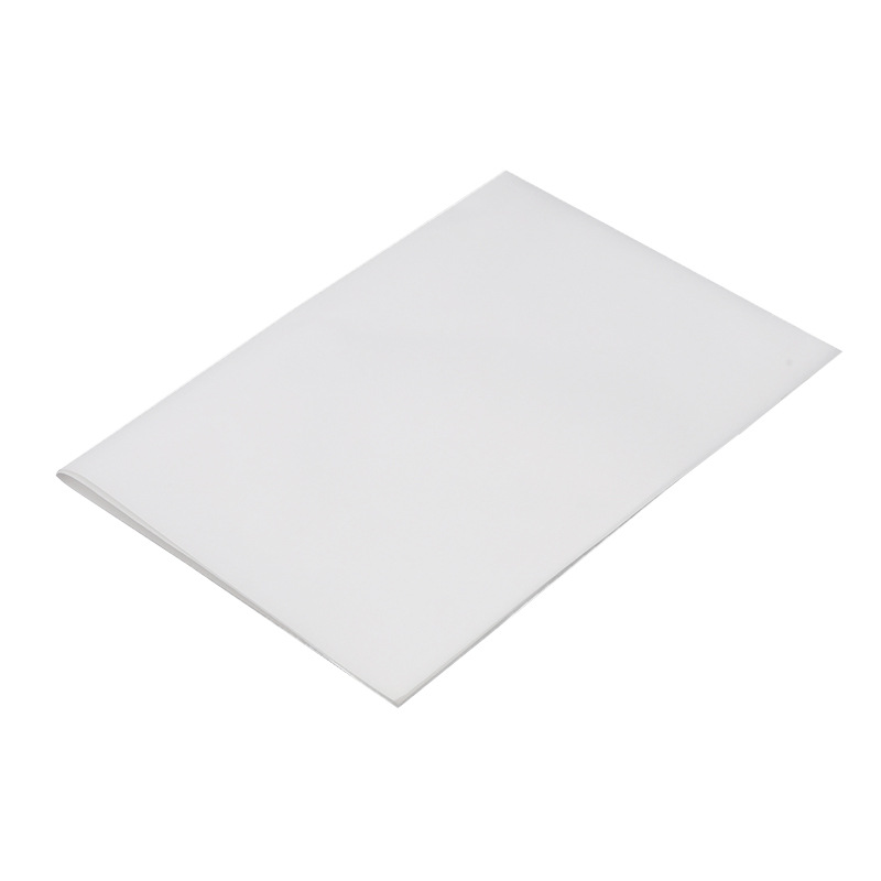 Eco Virgin Wood Pulp Kraft White PE Coated Paper In Big Sheet For Cake Hamburg Box Making