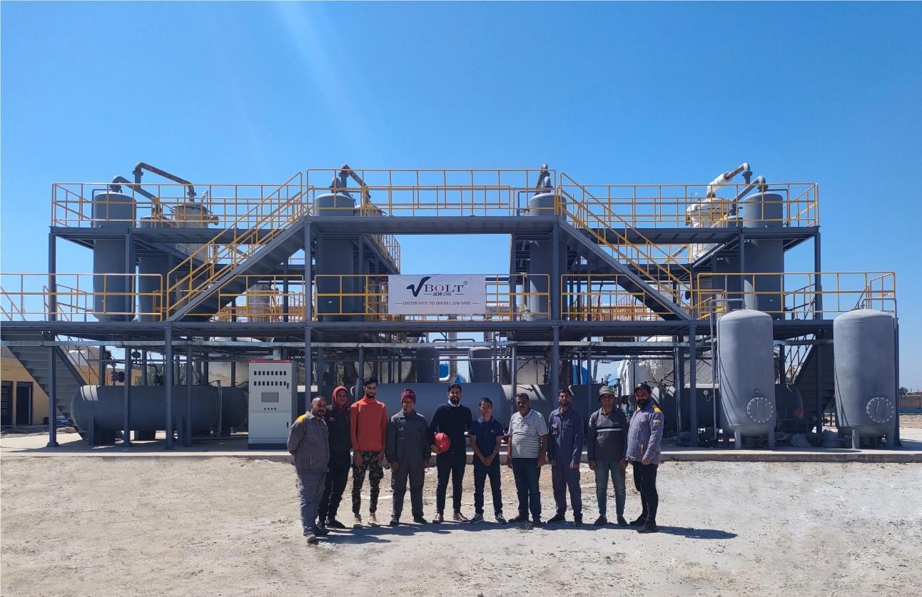 Used oil regeneration diesel equipment solutions for Iraq