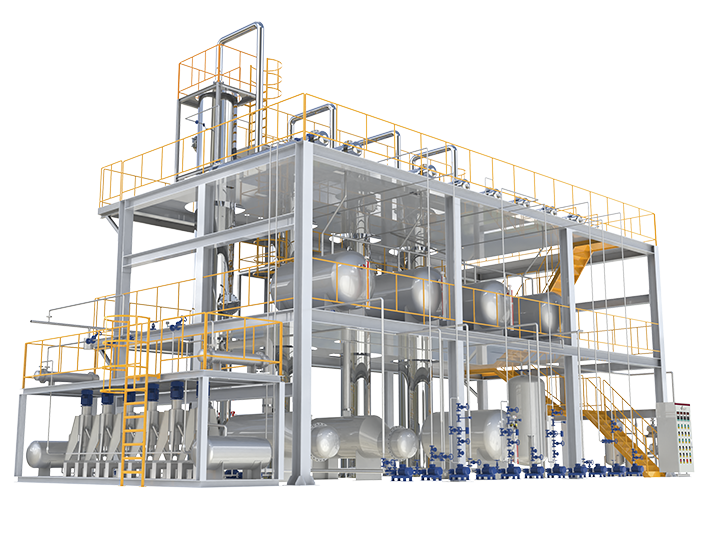 Lubricating oil solvent extraction equipment