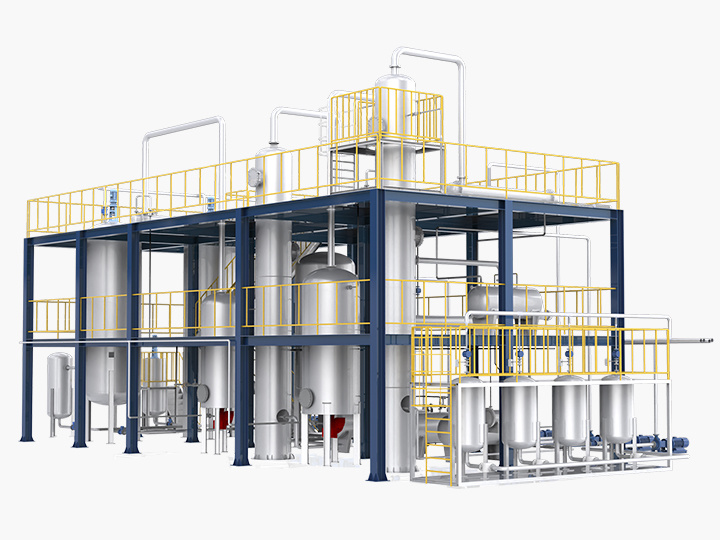 Lubricating oil blending equipment