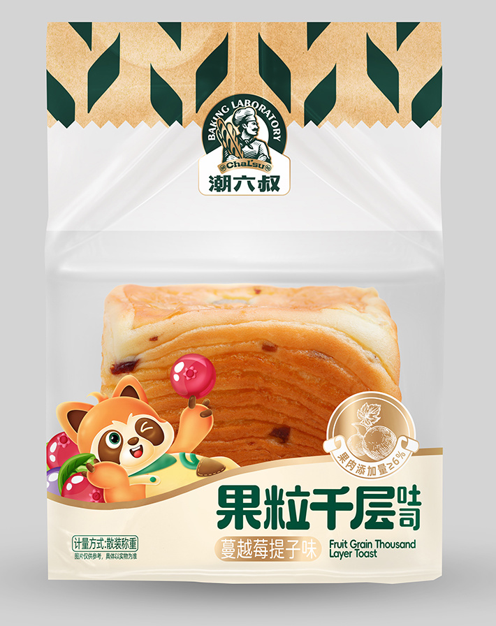 果粒千层吐司
