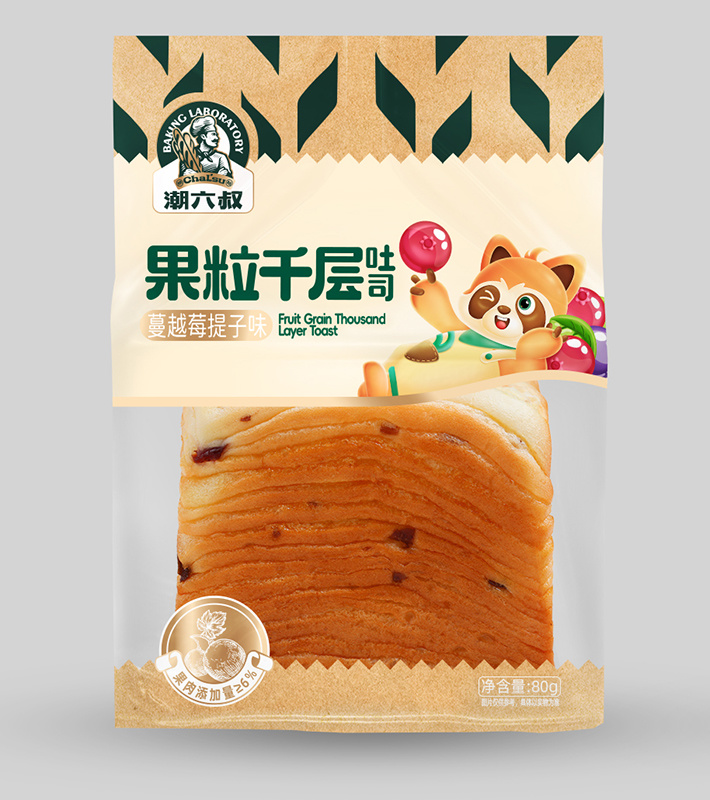 果粒千层吐司