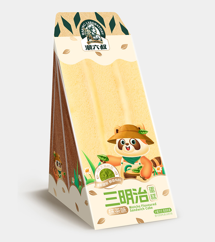 三明治蛋糕抹茶味