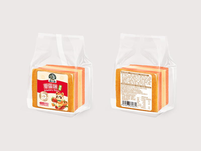 Strawberry flavor cake 120g