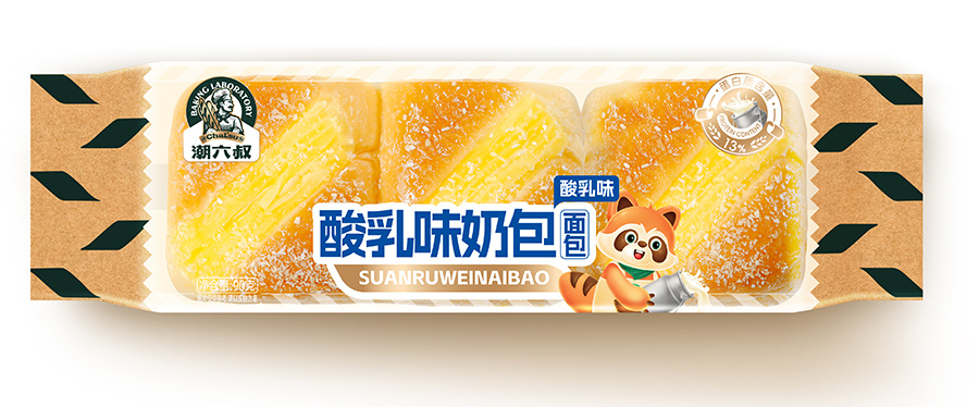 酸乳味奶包面包