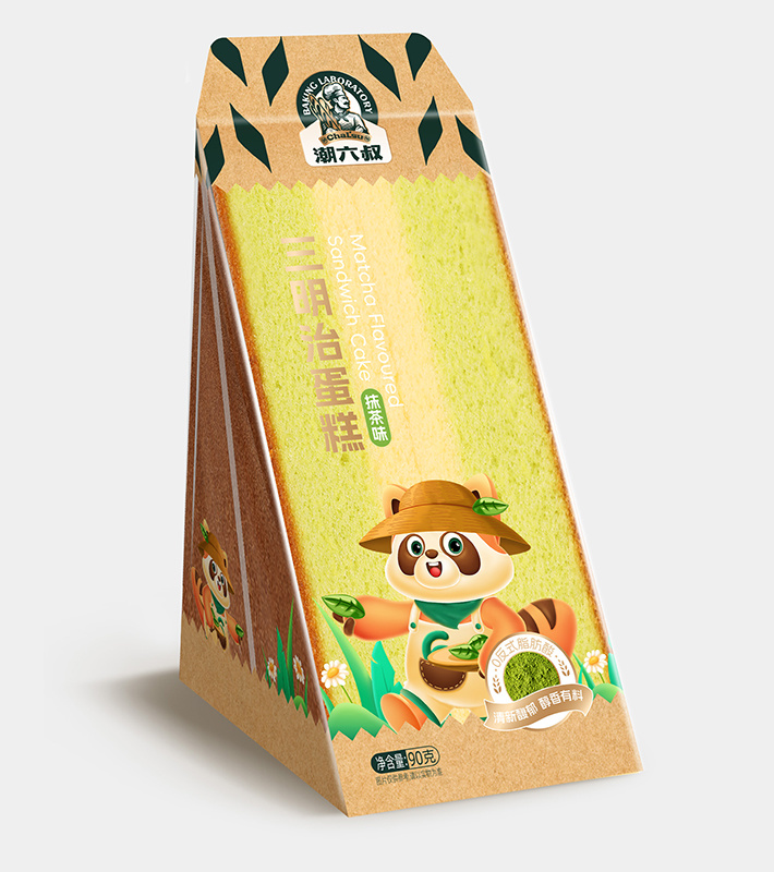 三明治蛋糕抹茶味
