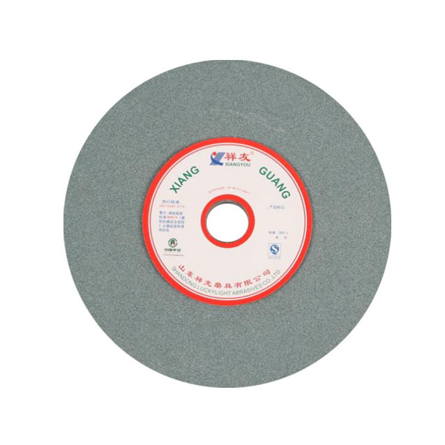 Green silicon carbide grinding wheel