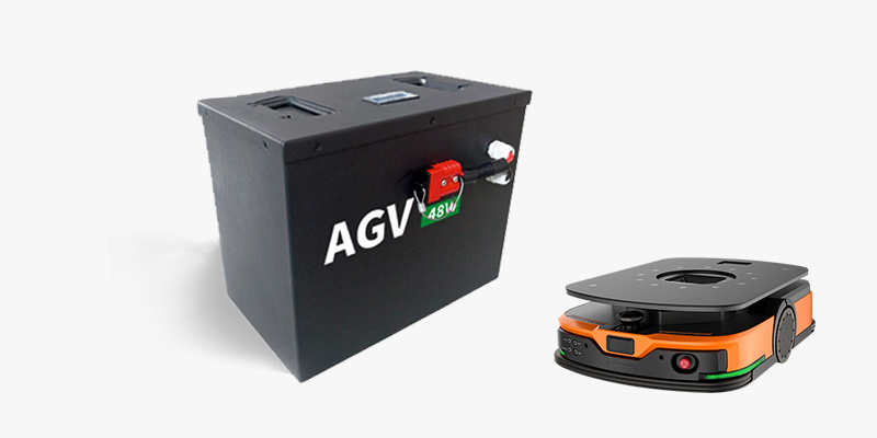 24V 60AH AGV robot lithium battery design