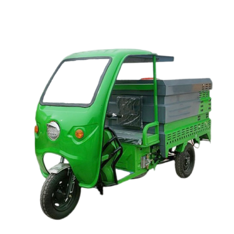 E-tricycle for garbage disposal