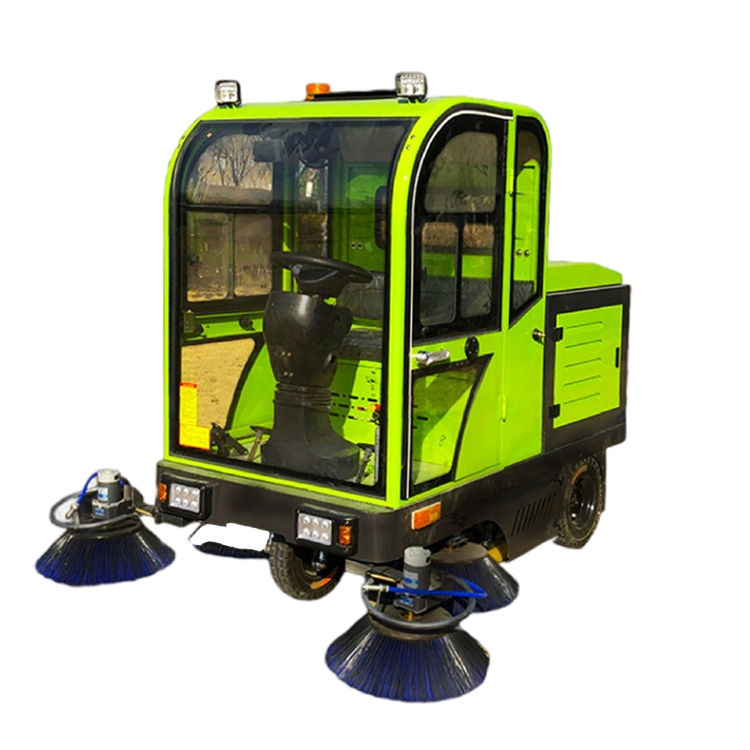 E-tricycle for road sweeper