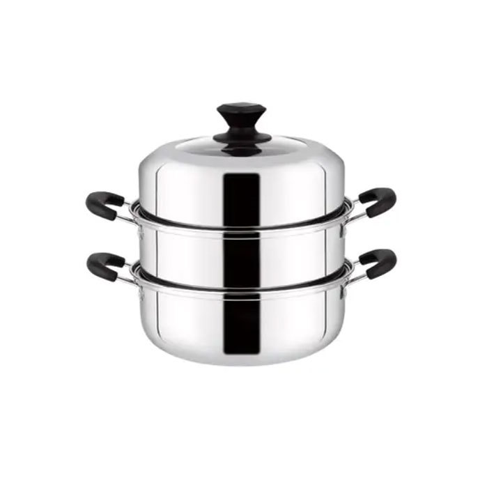 Three-layer steaming soup pot