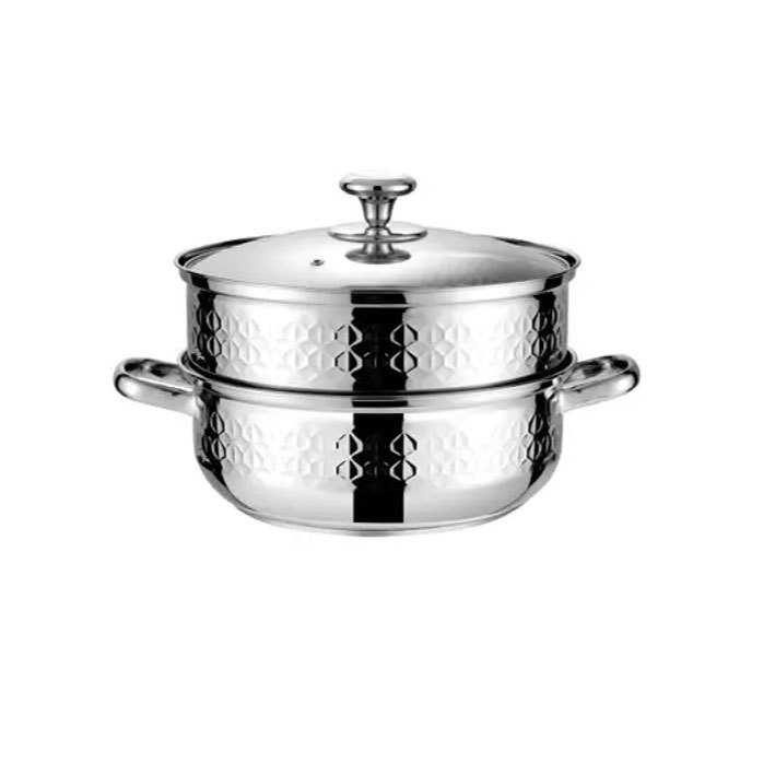 Diamond two-layer steaming soup pot