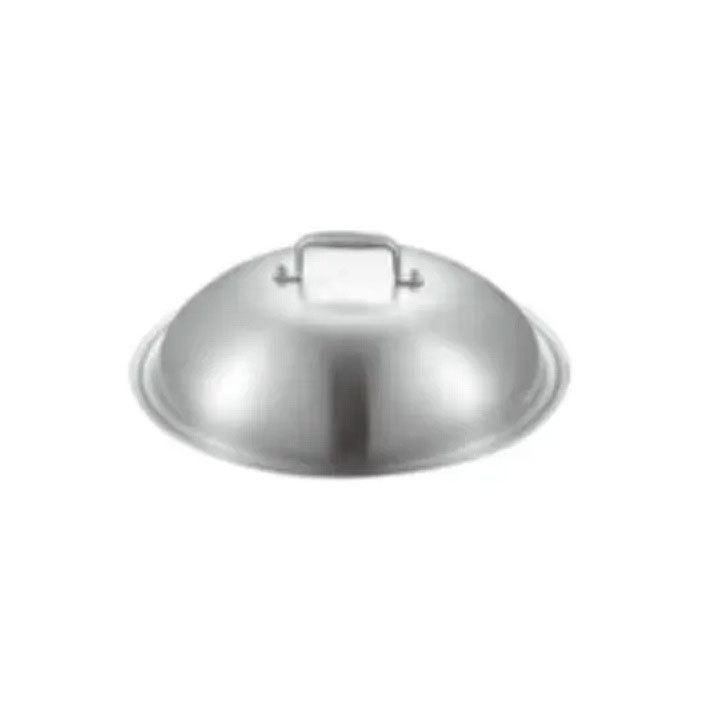 Round raised steel cover