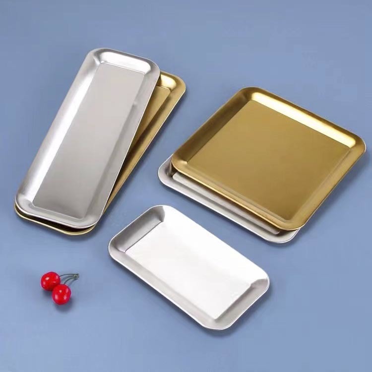 304 Stainless Steel Rectangular Snack Dish