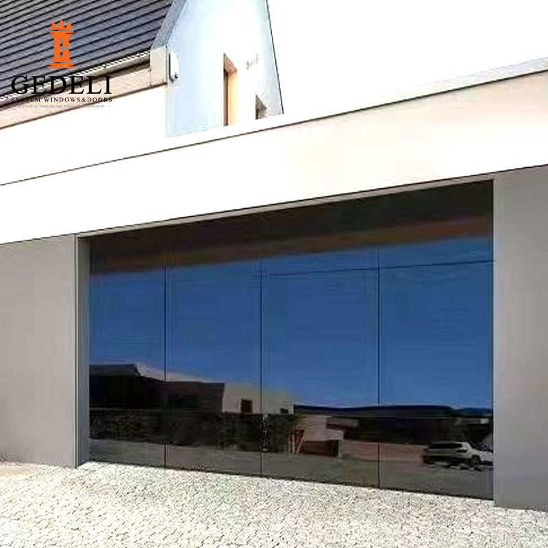 Hidden-Frame Transparent Garage Door