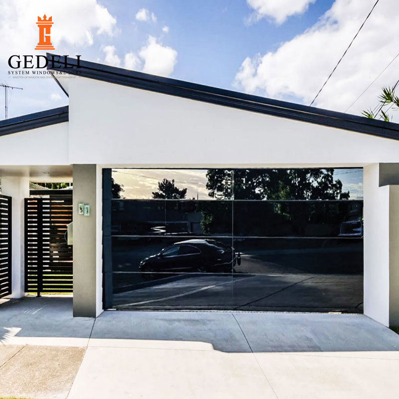 Hidden-Frame Transparent Garage Door