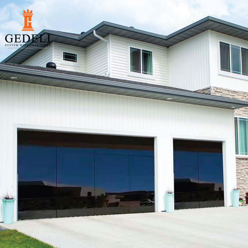 Hidden-Frame Transparent Garage Door