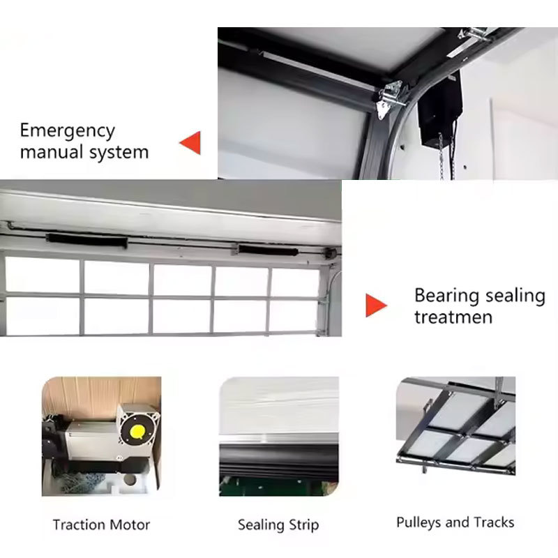 Hidden-Frame Transparent Garage Door